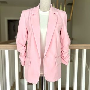 NWT Generation Love Madison Crepe Blazer Size: Medium Color: Pastel Pink